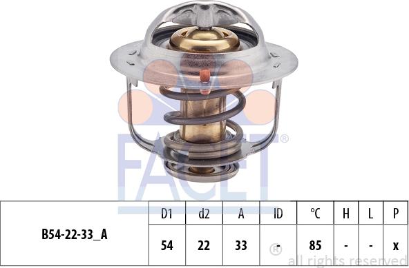 FACET 7.8224S - Termostats, Dzesēšanas šķidrums ps1.lv