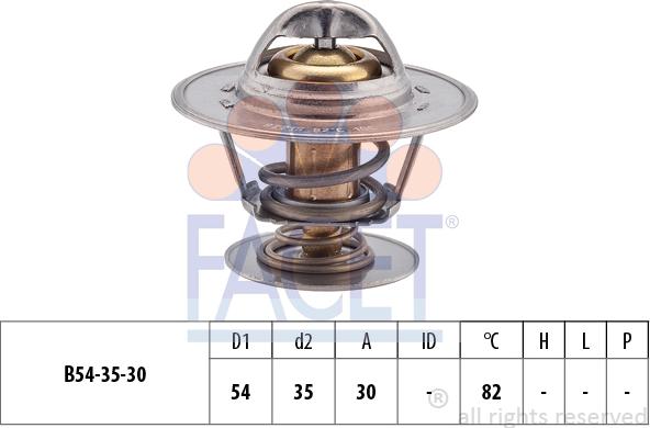 FACET 7.8221S - Termostats, Dzesēšanas šķidrums ps1.lv