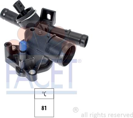 FACET 7.8785 - Termostats, Dzesēšanas šķidrums ps1.lv