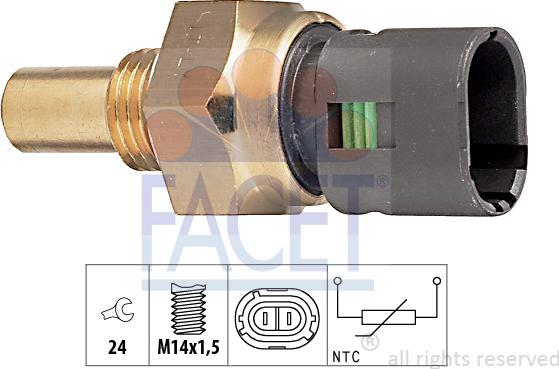 FACET 7.3193 - Devējs, Eļļas temperatūra ps1.lv