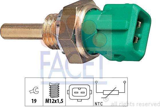 FACET 7.3147 - Devējs, Dzesēšanas šķidruma temperatūra ps1.lv