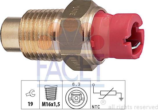 FACET 7.3132 - Devējs, Dzesēšanas šķidruma temperatūra ps1.lv