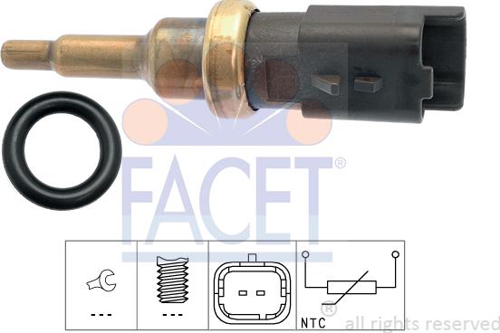 FACET 7.3399 - Devējs, Dzesēšanas šķidruma temperatūra ps1.lv