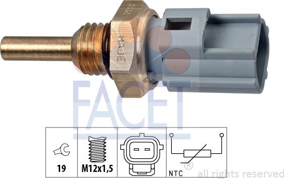 FACET 7.3334 - Devējs, Dzesēšanas šķidruma temperatūra ps1.lv