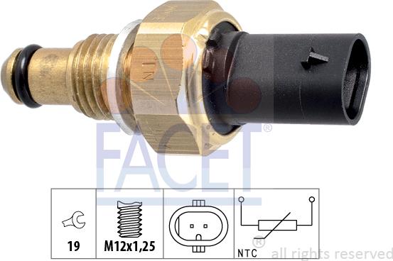 FACET 7.3338 - Devējs, Degvielas temperatūra ps1.lv