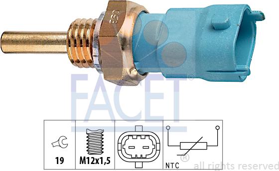 FACET 7.3239 - Devējs, Eļļas temperatūra ps1.lv