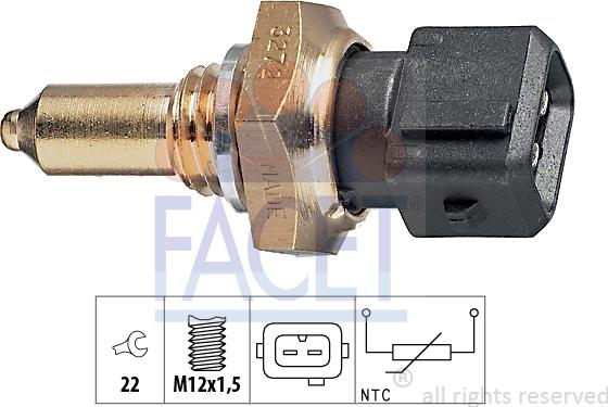 FACET 7.3272 - Devējs, Eļļas temperatūra ps1.lv