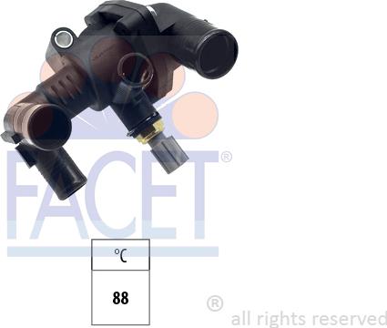 FACET 7.7949 - Termostats, Dzesēšanas šķidrums ps1.lv