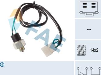 FAE 41285 - Slēdzis, Atpakaļgaitas signāla lukturis ps1.lv