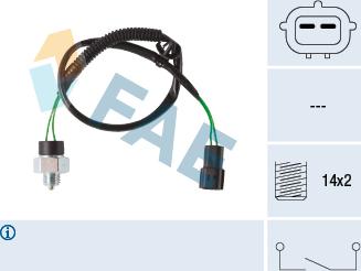 FAE 41281 - Slēdzis, Atpakaļgaitas signāla lukturis ps1.lv