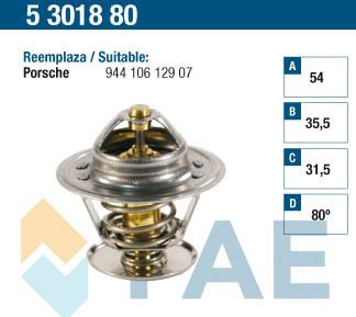 FAE 5301880 - Termostats, Dzesēšanas šķidrums ps1.lv