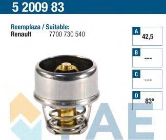 FAE 5200983 - Termostats, Dzesēšanas šķidrums ps1.lv