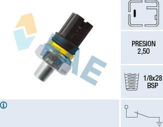 FAE 12419 - Devējs, Eļļas spiediens ps1.lv