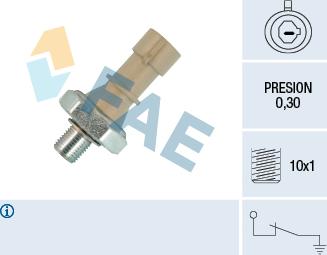 FAE 12437 - Devējs, Eļļas spiediens ps1.lv