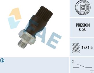 FAE 12580 - Devējs, Eļļas spiediens ps1.lv