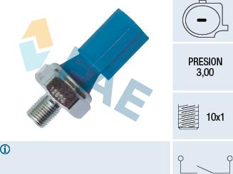 FAE 12874 - Devējs, Eļļas spiediens ps1.lv