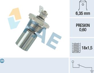 FAE 12340 - Devējs, Eļļas spiediens ps1.lv