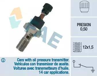 FAE 12290 - Devējs, Eļļas spiediens ps1.lv