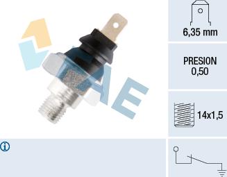 FAE 12250 - Devējs, Eļļas spiediens ps1.lv
