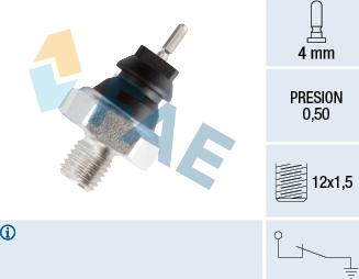 FAE 12280 - Devējs, Eļļas spiediens ps1.lv