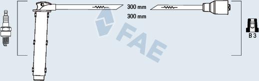 FAE 85766 - Augstsprieguma vadu komplekts ps1.lv