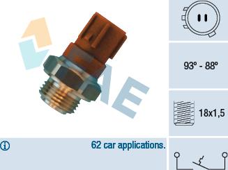 FAE 36440 - Termoslēdzis, Radiatora ventilators ps1.lv