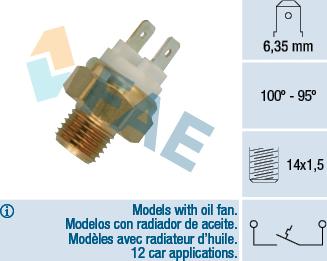 FAE 36060 - Termoslēdzis, Radiatora ventilators ps1.lv