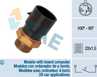 FAE 36180 - Termoslēdzis, Radiatora ventilators ps1.lv