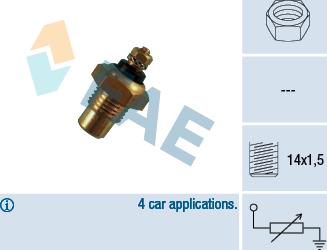 FAE 30160 - Devējs, Dzesēšanas šķidruma temperatūra ps1.lv