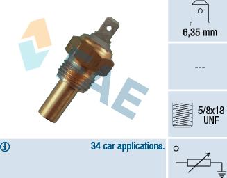 FAE 31360 - Devējs, Dzesēšanas šķidruma temperatūra ps1.lv