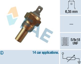 FAE 31300 - Devējs, Dzesēšanas šķidruma temperatūra ps1.lv