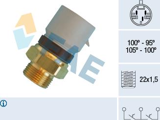 FAE 38360 - Termoslēdzis, Radiatora ventilators ps1.lv