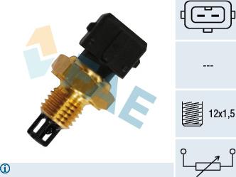 FAE 33160 - Devējs, Ieplūstošā gaisa temperatūra ps1.lv