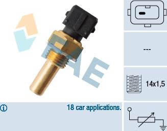 FAE 32320 - Devējs, Dzesēšanas šķidruma temperatūra ps1.lv