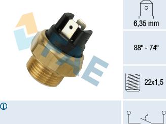 FAE 37420 - Termoslēdzis, Radiatora ventilators ps1.lv