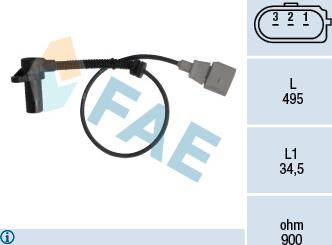 FAE 79311 - Impulsu devējs, Kloķvārpsta ps1.lv