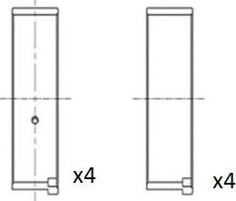 FAI AutoParts BB2045-STD - Klaņa gultnis ps1.lv