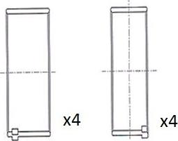 FAI AutoParts BB2069-STD - Klaņa gultnis ps1.lv