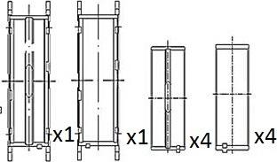 Kolbenschmidt 77973610025 - Kloķvārpstas gultnis ps1.lv