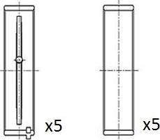 FAI AutoParts BM1019-STD - Kloķvārpstas gultnis ps1.lv