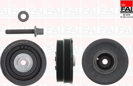 FAI AutoParts FVD1027K - Piedziņas skriemelis, Kloķvārpsta ps1.lv