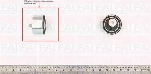 FAI AutoParts T9496 - Spriegotājrullītis, Gāzu sadales mehānisma piedziņas siksna ps1.lv