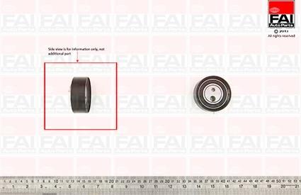 FAI AutoParts T9491 - Spriegotājrullītis, Gāzu sadales mehānisma piedziņas siksna ps1.lv