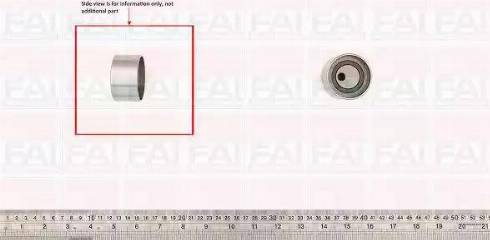 FAI AutoParts T9444 - Spriegotājrullītis, Gāzu sadales mehānisma piedziņas siksna ps1.lv