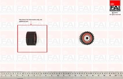 FAI AutoParts T9443 - Parazīt / Vadrullītis, Zobsiksna ps1.lv