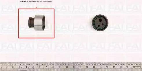 FAI AutoParts T9412 - Spriegotājrullītis, Gāzu sadales mehānisma piedziņas siksna ps1.lv