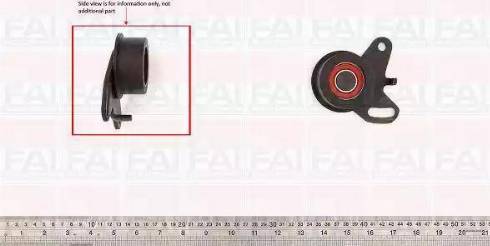 FAI AutoParts T9435 - Spriegotājrullītis, Gāzu sadales mehānisma piedziņas siksna ps1.lv