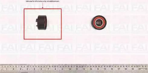 FAI AutoParts T9422 - Spriegotājrullītis, Gāzu sadales mehānisma piedziņas siksna ps1.lv