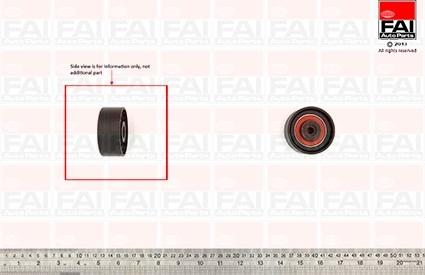 FAI AutoParts T9594 - Parazīt / Vadrullītis, Ķīļrievu siksna ps1.lv