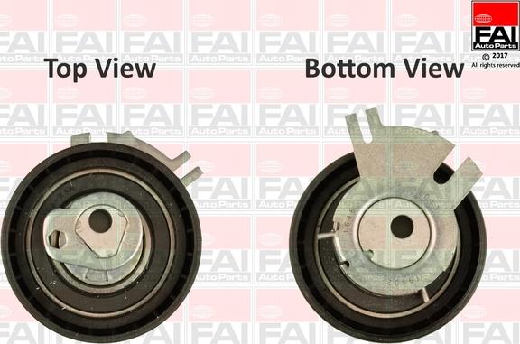 FAI AutoParts T9502 - Spriegotājrullītis, Gāzu sadales mehānisma piedziņas siksna ps1.lv